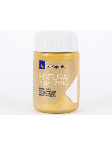 PINTURA METALIZADA LA PAJARITAORO RICO 35 ML