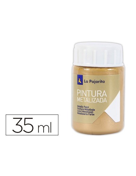 PINTURA METALIZADA LA PAJARITAORO DUCADO 35 ML