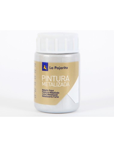 PINTURA METALIZADA LA PAJARITAPLATA 35 ML