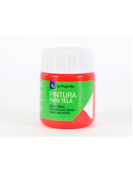 PINTURA TELA LA PAJARITA ESCARLATA 25 ML