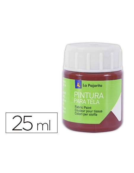 PINTURA TELA LA PAJARITA ROJO INGLES 25 ML