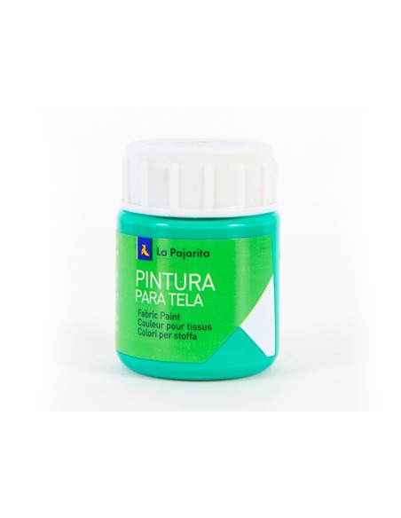 PINTURA TELA LA PAJARITA VER ESMERALDA 25 ML
