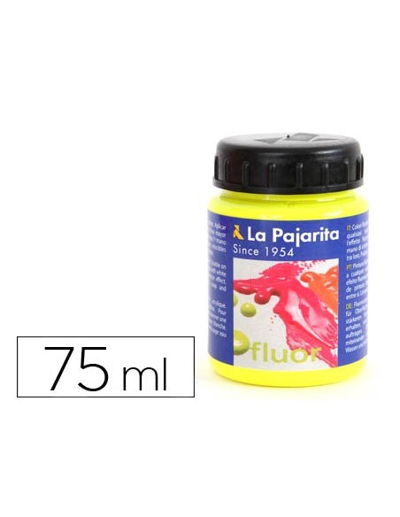 PINTURA LATEX LA PAJARITA F-01 AMARILLO CANARIO 75ML