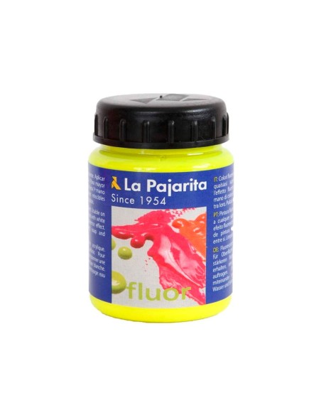 PINTURA LATEX LA PAJARITA F-01 AMARILLO CANARIO 75ML