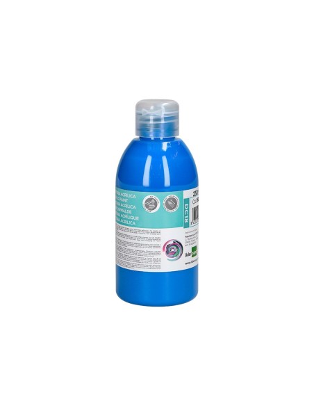 PINTURA ACRILICA  BOTE 250 ML CIAN