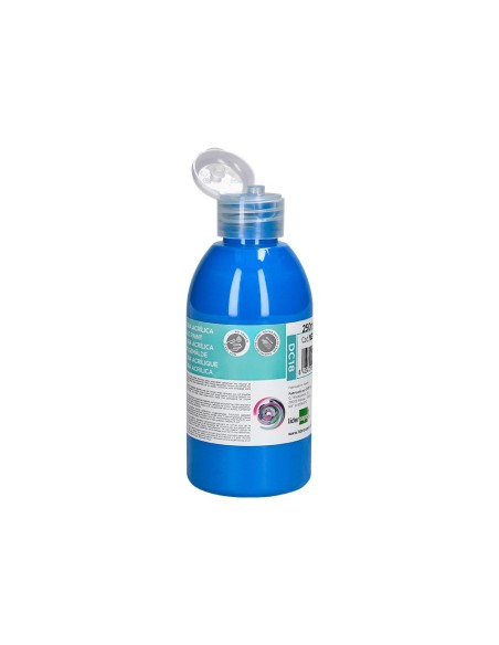 PINTURA ACRILICA  BOTE 250 ML CIAN