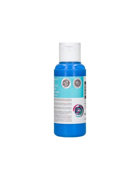 PINTURA ACRILICA  BOTE 80 ML CIAN