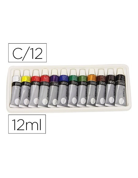 PINTURA ACRILICA DALER ROWNEY SIMPLY CAJA 12 UDS. SURT 12 ML