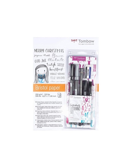 SET CALIGRAFIA TOMBOW LETTERING BEGINNER PRINCIPIANTE 6 PIEZAS