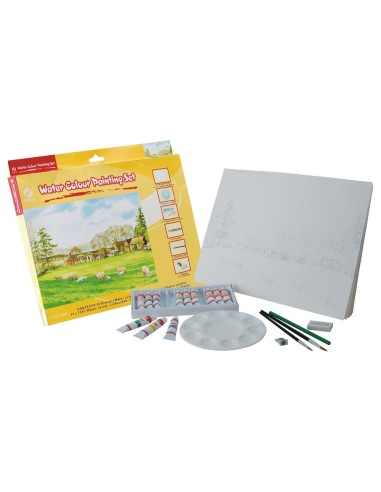 SET ACUARELA LIDERCOLOR CONTIENE 10 LAMINAS ACUARELA 27X38CM 1 PALETA