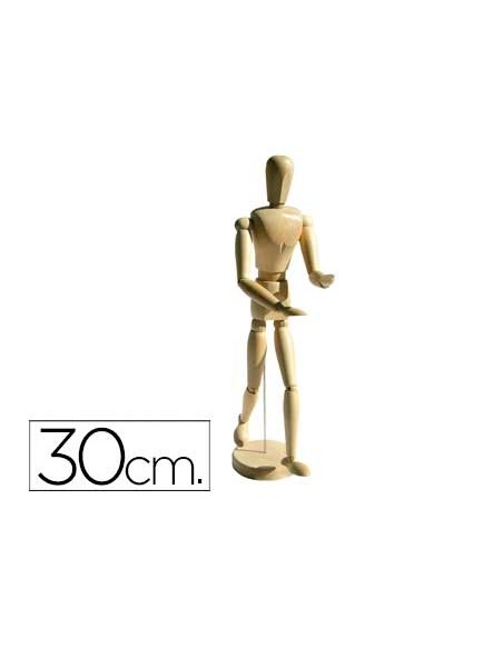 MANIQUI PINTURA ARTITS MADERA MASCULINO 30 CM