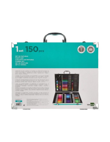ESTUCHE PINTURA  AL.150 PIEZAS MALETIN 37,8X29,7X4,6 CM