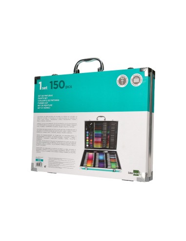 ESTUCHE PINTURA  AL.150 PIEZAS MALETIN 37,8X29,7X4,6 CM