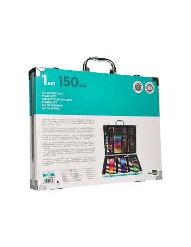 ESTUCHE PINTURA  AL.150 PIEZAS MALETIN 37,8X29,7X4,6 CM