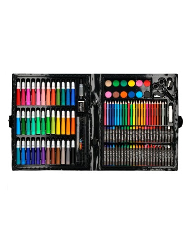 ESTUCHE PINTURA  PLAST.150 PIEZAS 36X31X4 CM