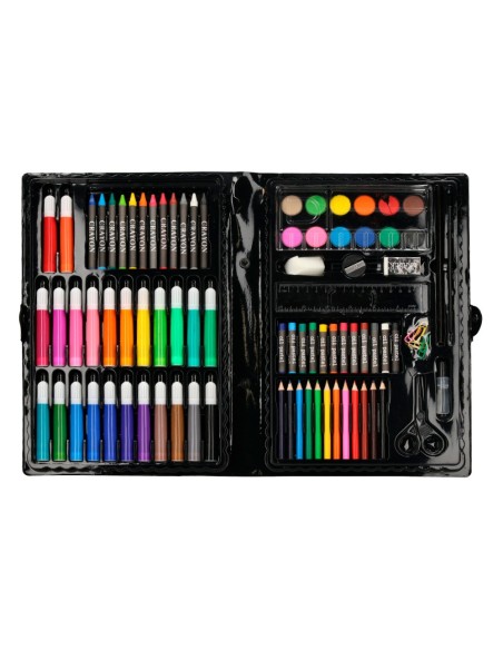 ESTUCHE PINTURA  PLAST.86 PIEZAS 34X23X3,2 CM