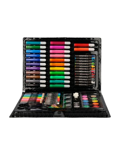 ESTUCHE PINTURA  PLAST.86 PIEZAS 34X23X3,2 CM