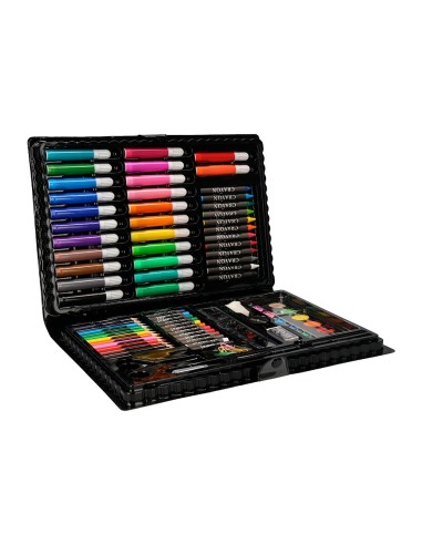 ESTUCHE PINTURA  PLAST.86 PIEZAS 34X23X3,2 CM