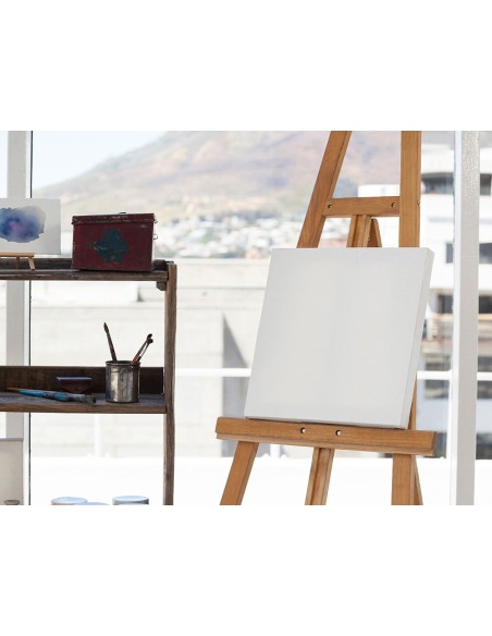 BASTIDOR  LIENZO GRAPADO TRASERO ALGODON 100% 30X30 CM