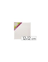 BASTIDOR  LIENZO GRAPADO TRASERO ALGODON 100% 12X12 CM 2