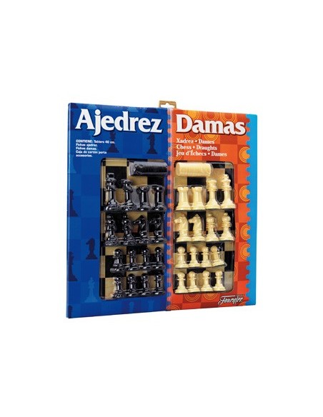 AJEDREZ C/DAMAS TABLERO GRAN 41X40X4,6
