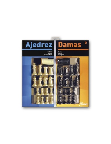AJEDREZ C/DAMAS TABLERO GRAN 41X40X4,6