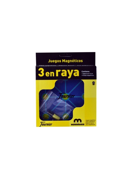 JUEGOS MESA TRES EN RAYA MAGNETICO 20X16,1X2,5