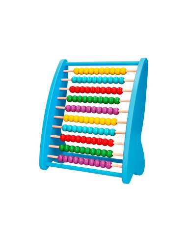 ABACO MADERA 21X17,5X 5 CMS 100 BOLAS