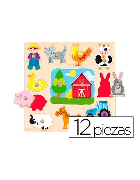 PUZZLE DISET SILUETA GRANJA