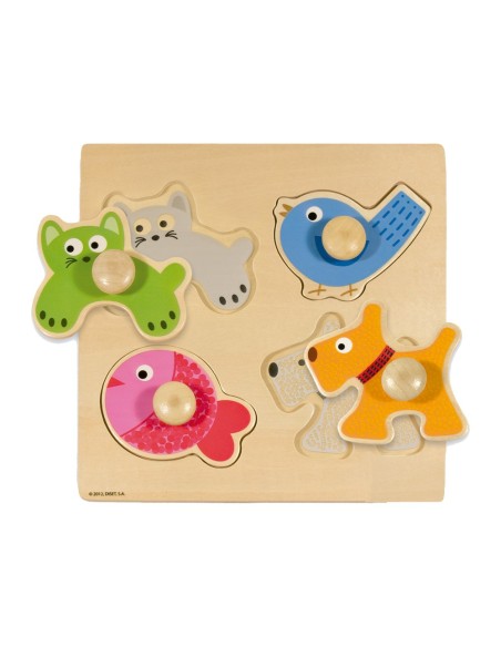 PUZZLE DISET ANIMALES DOMESTICOS