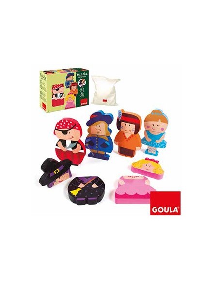 PUZZLE GOULA INFANTIL PERSONAJES MAGNETICOS