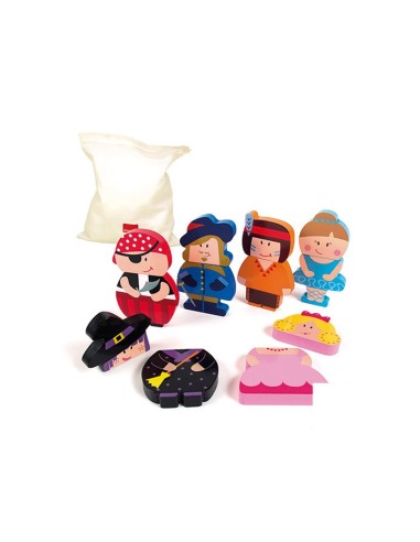 PUZZLE GOULA INFANTIL PERSONAJES MAGNETICOS
