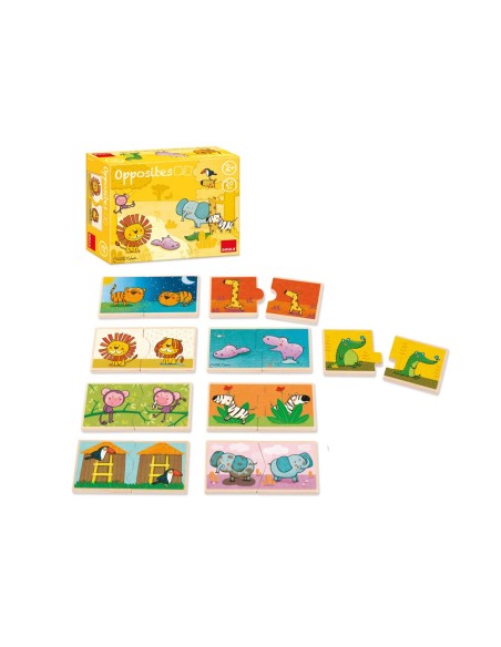 PUZZLE GOULA MADERA 20 PIEZAS CONTRARIOS LEO EL REY DE LA SEL