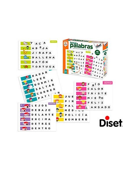JUEGO DISET DIDACTICO FORMAR PALABRAS