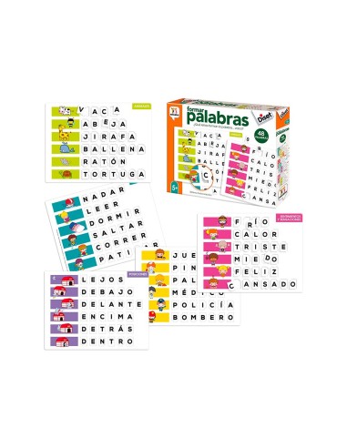 JUEGO DISET DIDACTICO FORMAR PALABRAS
