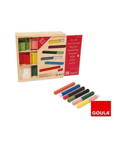 JUEGO DISET DIDACTICO REGLETAS 10 X 10 CAJA INDIVIDUAL