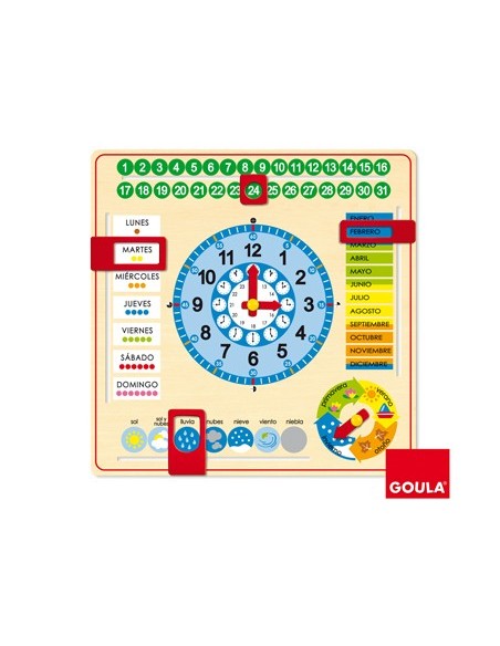 RELOJ CALENDARIO DISET CASTELLANO