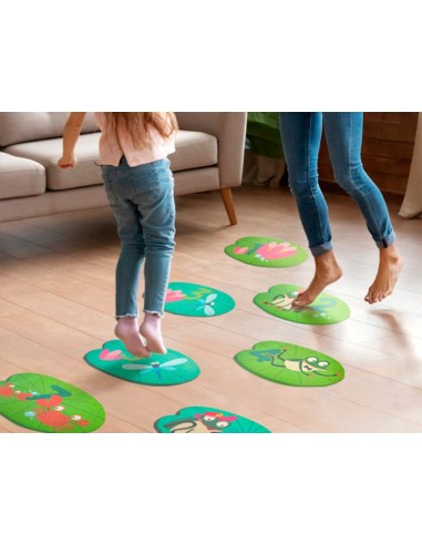 JUEGO DIDACTICO MIDEER RANA 63 ADHESIVOS SUELO REMOVIBLES