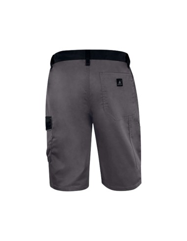 BERMUDA TRABAJO DELTAPLUS CINTURA AJUST.5 BOLS.COL.GRISVE.TALLA 3XL