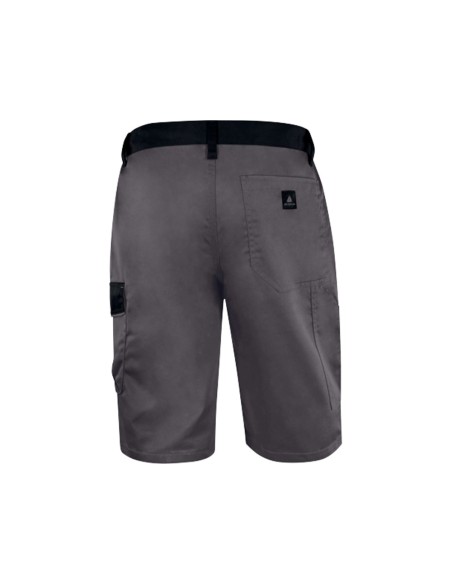 BERMUDA TRABAJO DELTAPLUS CINTURA AJUST.5 BOLS.COL.GRIS VERDE TALLA S