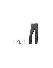 PANTALON TRABAJO DELTAPLUS CINTURA AJUST.5 BOLS.COL.GRISVE.TALLA XL 2