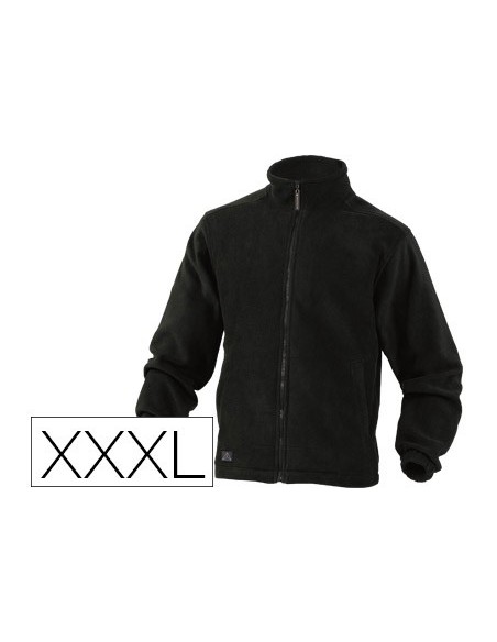 CHAQUETA DELTAPLUS POLAR CREMALLERA 2 BOLS.COL.NG.TALLA 3XL