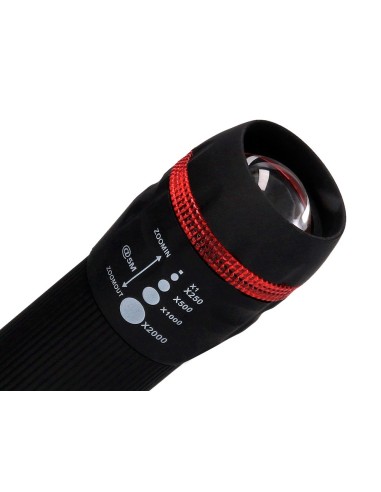 LINTERNA Q-CON.KF18749 PLASTICO ZOOM 1 W ENCENDIDO APAGADO 3 AAA