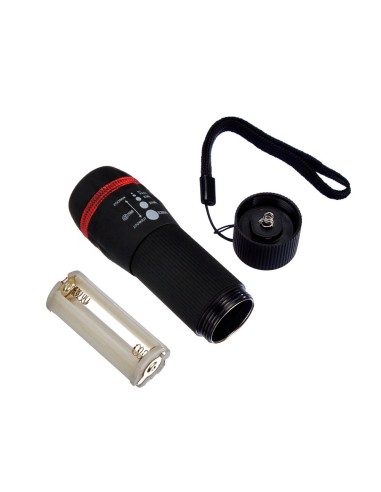 LINTERNA Q-CON.KF18749 PLASTICO ZOOM 1 W ENCENDIDO APAGADO 3 AAA