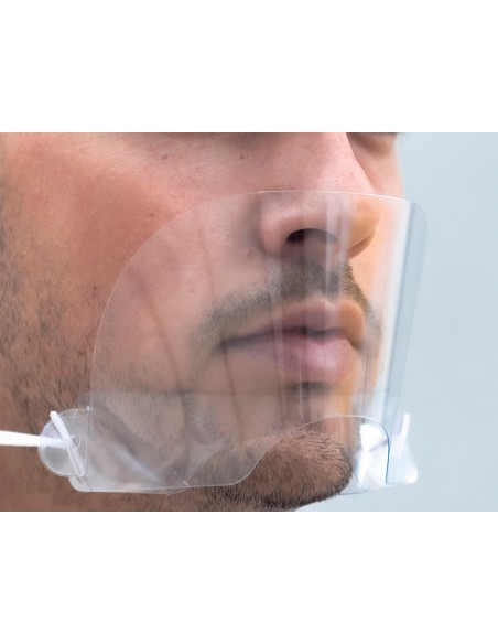 PANTALLA PROTECTORA BUCONASAL LEIBAN PROTECTOR BARBILLA PET 17X8,5 CM