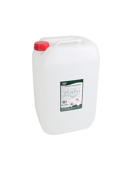 GEL HIDROALCOHOLICO HIGIENIZANTE DAHI MANOS GARRAFA 25 LITROS