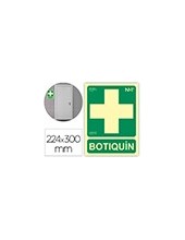 PICTOGRAMA ARCHIVO 2000 BOTIQUIN PVC VE. LUMINISCENTE 224X300MM 2