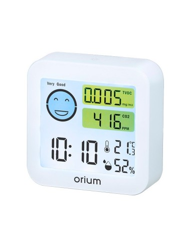 MEDIDOR AIRE ORIUM QUAELIS 20 MEDIDO C02 COV SUP 30 M2 LCD BL.64X56MM