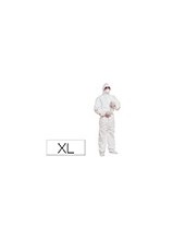 TRAJE SEGURIDAD DELTAPLUS PP CAPUCHA UN SOLO USO COL.BLANCO T. XL 2