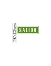 PICTOGRAMA SYSSA SEÑAL DE SALIDA EN PVC FOTOLUMINISCENTE 297X105 MM 2